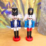 Marionnettes casse - noisettes pour dcoration de bureau, 6 pices, dcoration de bureau, soldats de ...