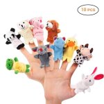 Marionnettes a doigts d'animaux de dessin animé pour enfants, jouets en peluche pour bébés, jolis, 10 ... Marionnettes a doigts d'animaux de dessin animé pour enfants, jouets en peluche pour bébés, jolis, 10 ...