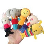 Marionnettes a doigts d'animaux de dessin anim, jouets en peluche pour enfants, adorables poupes a ...