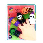 Marionnettes � doigt �ducatives, dessin anim� d'halloween, animal en peluche, jouets interactifs, mini ...