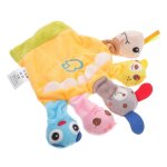 Marionnettes  doigts en peluche pour le btail, style dessin anim, jaunes, jouet de protection des ...