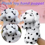 Marionnettes a doigt en peluche pour enfants, jouets educatifs, dessin anim d'animaux, chiens a pois, ...