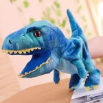 Marionnettes a main de dinosaure en peluche avec bouche de travail pour un jeu imaginatif jouet en peluche ...