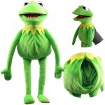 Marionnette a main de grenouille de 60cm, peluche d'animal en peluche 24 pouces pour enfants, jouets ...