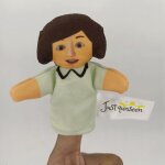 Marionnette a main de jeu de rle de famille de dessin anim, jouet en peluche, marionnette parent - ...