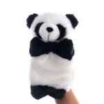 Marionnettes a main panda mignonnes, poup�e en peluche, jouet educatif pour enfants de la maternelle, ...