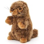 Marmotte avec voix sifflante, debout - 17 cm (hauteur) - peluche mankei - doudou Marmotte avec voix sifflante, debout - 17 cm (hauteur) - peluche mankei - doudou
