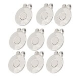 Marqueur de balle de golf 9 pices, porte - marqueur de balle de chapeau de disque magntique porte - ...