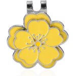 Marqueur balle golf magnétique pince chapeau, forme fleur ensemble marqueurs balle magnétiques pince ... Marqueur balle golf magnétique pince chapeau, forme fleur ensemble marqueurs balle magnétiques pince ...