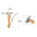 Marteau de camping, tente, maillet, piquet, extracteur, avec sangle de maintien Marteau de camping, tente, maillet, piquet, extracteur, avec sangle de maintien