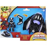 Marvel iron man et ses amis extraordinaires black panther avec avion