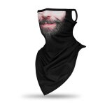 Masques bandana de sport en soie glace, triangle couvrant le visage, cool ski, cyclisme, course, randonne, ...