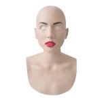 Masque facial en latex pour personnes, accessoires de fte, jouet amusant, cadeau amusant, jouet de dveloppem ...