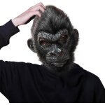 Masque de gorille masque de singe d'halloween couvre - chef masque d'animal drle masques gorilles singe ...
