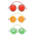 Masque pour les yeux a compression de glace aux fruits, soulage la fatigue, elimine les poches noires, ...