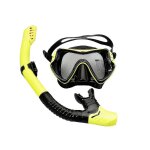 Masque de plongée professionnel, ensemble de plongée avec tuba, lunettes antibuée en silicone, equipement ... Masque de plongée professionnel, ensemble de plongée avec tuba, lunettes antibuée en silicone, equipement ...