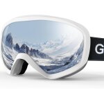 Masque de ski pour hommes, femmes et adolescents, anti - buée, masque de ski d'hiver avec etui a lunettes ... Masque de ski pour hommes, femmes et adolescents, anti - buée, masque de ski d'hiver avec etui a lunettes ...