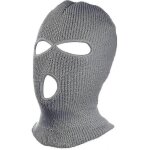 Masque de ski en tricot a 3 trous, couvre - visage complet pour sports de plein air, chaud et doux