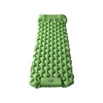 Matelas gonflable de camping avec oreillers, tapis de voyage, lit pliant, coussin d'air, pour randonne, ...