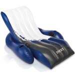 Matelas gonflable chaise longue intex luxe 1 place
