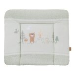 Matelas a langer aux bords r�hauss�s roba - woodland buddies - 85x75 cm - rev�tu pu - vert pastel - motif ...