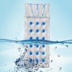 Matelas de natation gonflable, lit flottant portable, pour l't, planche a corps, planche de surf, jouets ...
