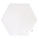 Matelas de parc bébé hexagonal - roba - déhoussable - 97x112 cm - epaisseur 4 cm Matelas de parc bébé hexagonal - roba - déhoussable - 97x112 cm - epaisseur 4 cm