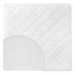 Matelas pour parc bb roba - 100 x 100 cm - dhoussable - blanc