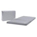 Matelas pliable couleur gris