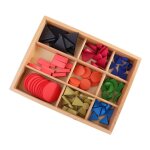 Matriel de langue montessori, symboles de calligraphie en bois, jouets d'apprentissage prcoce pour ...