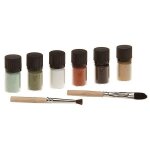 Matriel de modlisme : set a patiner pigments colors - faller