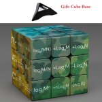Math2 - cube de puzzle magique avec base pour enfants, 3x3x3, jouets de chimie mathématique, 152 champignons, ... Math2 - cube de puzzle magique avec base pour enfants, 3x3x3, jouets de chimie mathématique, 152 champignons, ...
