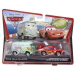 Mattel - cars - flash mcqueen & equipe de course fillmore - dès 3 ans Mattel - cars - flash mcqueen & equipe de course fillmore - dès 3 ans