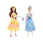 Mattel - poup�es cendrillon et belle l'heure du th�