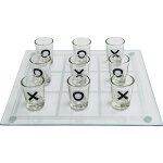 Maxam spttt tic tac toe game (design 1, 1) shot glass