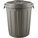 Maxi poubelle avec couvercle, procyclen, 23 l, 36 x 36 x 42 cm, mats eco line, eco gris