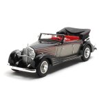Maybach zeppelin ds8 cabriolet 4 portes by spohn - noir / bronze 1934 1 / 43 matrix