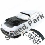 Mazda rx7 1 / 10 1:10 corps peint en pvc, coque de base de roues, 190 rc, pour voiture de course hsp ... Mazda rx7 1 / 10 1:10 corps peint en pvc, coque de base de roues, 190 rc, pour voiture de course hsp ...