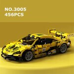 Mclarenn - blocs de construction moc, mclaren, pagani, bugatti, rambo, modle supercar, voiture crative, ...