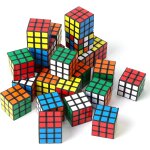 Mdy - lot de 24 mini rubix cubes magiques ¿ 3 x 3 x 3 cm, cologiques et colors, pour anniversaires ...
