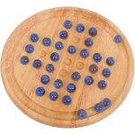 Mdy - classic wooden solitaire game avec des billes