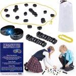 Mdy - jeu d'checs magntique, jeux societe magnetique avec 24 pierre magntique, echec magnetique, jeu ...