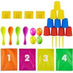 Mdy - jeux fêtes dâ¿enfants, jeu de 3 en 1, de jardin anniversaire, saut en sac, course avec oeufs, lancement ... Mdy - jeux fêtes dâ¿enfants, jeu de 3 en 1, de jardin anniversaire, saut en sac, course avec oeufs, lancement ...