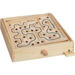 Mdy - jeu labyrinthe en bois, avec 2 billes, jouet d'adresse, équilibre, à partir de 3 ans, plateau xl, ... Mdy - jeu labyrinthe en bois, avec 2 billes, jouet d'adresse, équilibre, à partir de 3 ans, plateau xl, ...