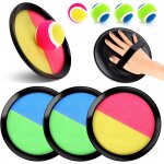 Mdy - raquette de plage set , balle raquette scratch jeux set ludique extrieur avec 4 pagaies 5 balles ...