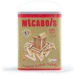 Mecabois baril jeux de constructions planchettes en bois