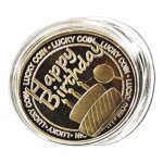 Mdaille d'anniversaire porte - bonheur, commmorative, plaque or, dimensionnelle, anniversaire, petit ...