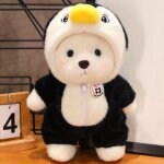 Mdaille ours articul transform en petite poupe ours mignon peluche fille confort de sommeil ours ...