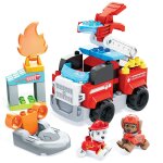 Mega bloks pat'patrouille - camion pompier marcus jeu construction - mattel