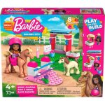 Mega construx - barbie - saut equestre - jouet de construction